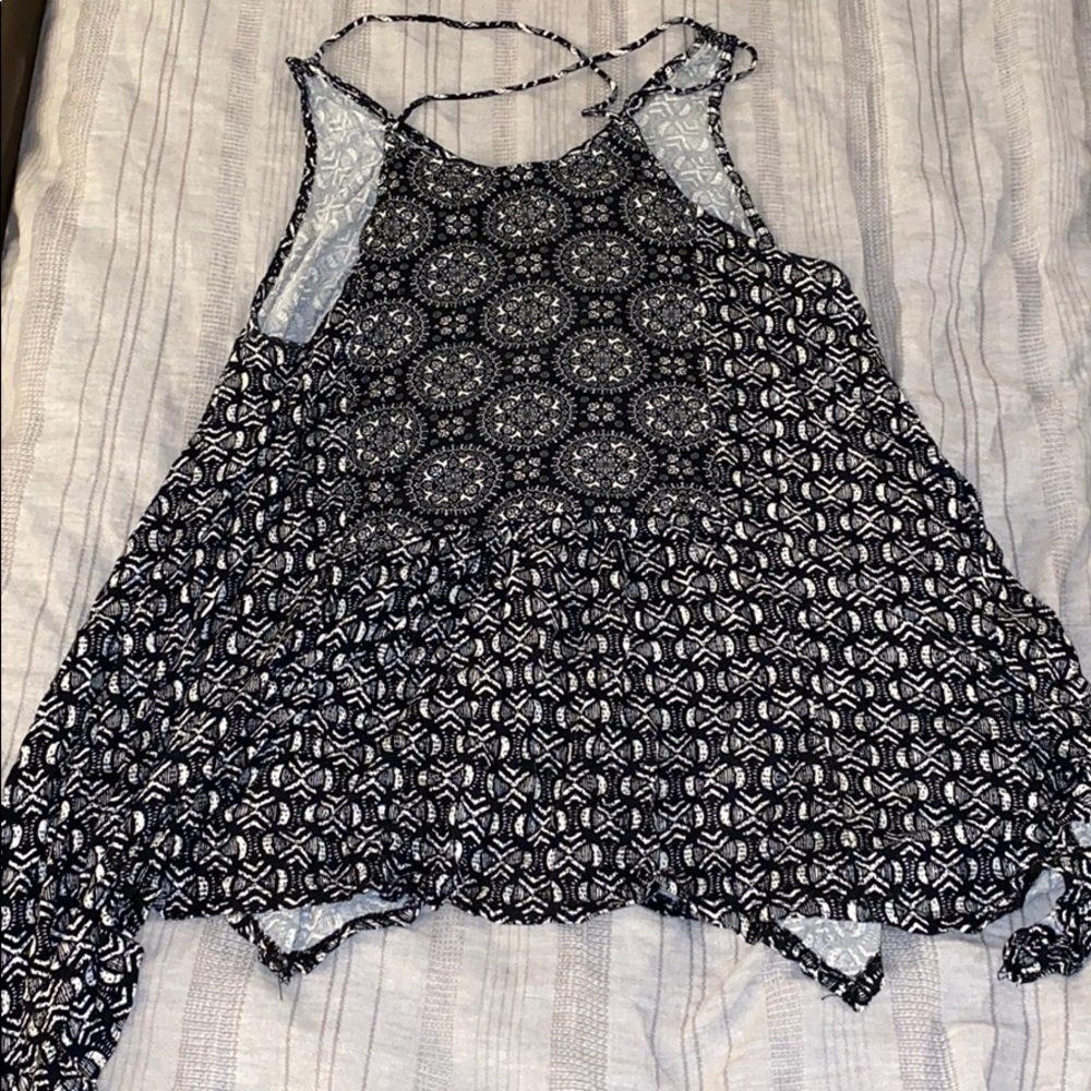 Black and white tank